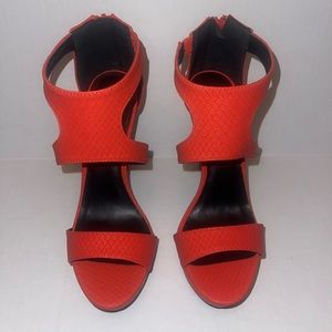 Orange Charlotte Russe Heels